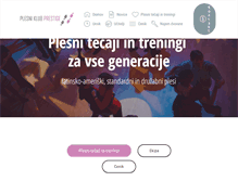 Tablet Screenshot of klub-prestige.si